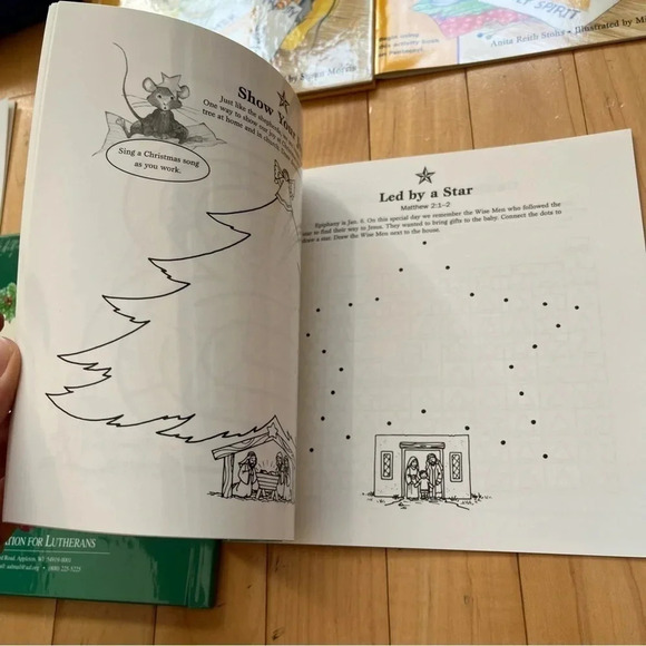 Mouse Prints Journey Through The Church Year ~ Books, Activity Books, Tapes Set - Picture 8 of 11